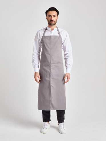 Latzschürze 110 x 75 Verona Classic Schlitz Bag - pale grey